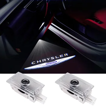 2 buc Pentru Chrysler Logo Usa Lumina de Curtoazie de bun venit Lumina Decor Pentru Lancia Thema SRT 200 300 Sebring Proiectorul cu Laser Accesorii