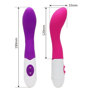Concis 10 Viteza punctul G Dildo Vibrator Femei Clitoris cu Vibrator din Silicon AV Bagheta Erotic Jucarii Masturbari sex Feminin Șoc Produse pentru Sex