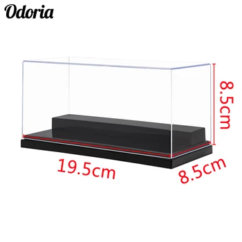 Odoria (19.5x8.5x8.5 cm) Afișaj-Acrilic 2 Pași de Caz/Cutie Plexiglas Vitrina Praf Pentru Mașini de Model Figurine de Colecție