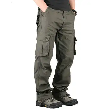 Bărbați Militare de Lupta Armata Pantaloni Munca de Jos Sport Pantaloni de Marfă Multiple Buzunare 12765