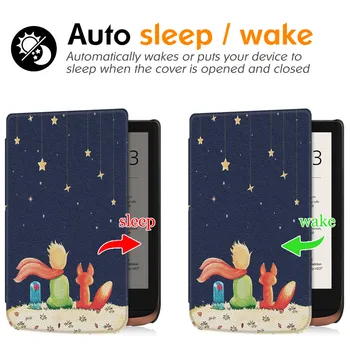 AROITA Smart case pentru PocketBook 616/627/628/632/633/606 e-Cititori - Ușor Slim Fit Capac de Protecție cu Sleep/Wake