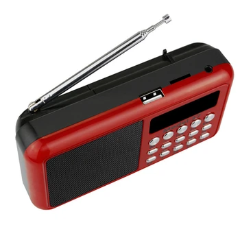 18650 Baterie Portabil Mini Radio FM Difuzor Music Player SD/TF Card USB Pentru PC, iPod, Telefon Micro Card Digital linternet Radio FM
