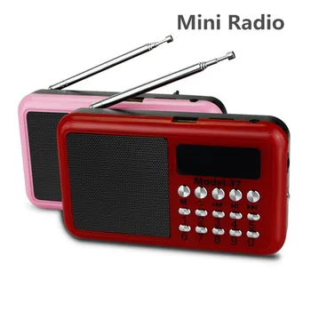 18650 Baterie Portabil Mini Radio FM Difuzor Music Player SD/TF Card USB Pentru PC, iPod, Telefon Micro Card Digital linternet Radio FM
