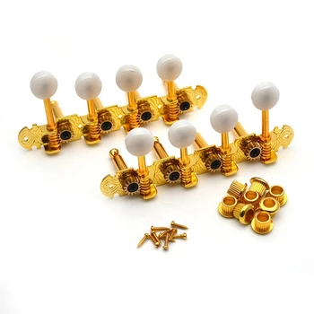 1 Set Mandolina Capete de Mașini de Tunere Tuning Chei, Cuie pentru Mandolina Instrument de Aur R/L