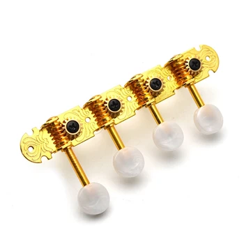 1 Set Mandolina Capete de Mașini de Tunere Tuning Chei, Cuie pentru Mandolina Instrument de Aur R/L