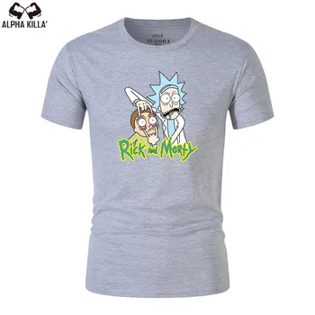 Pentru Bărbați Și Femei Bumbac T-shirt cu Maneci Scurte Hip-hop Amuzant Model de Imprimare tricou Casual de Funcționare Sport