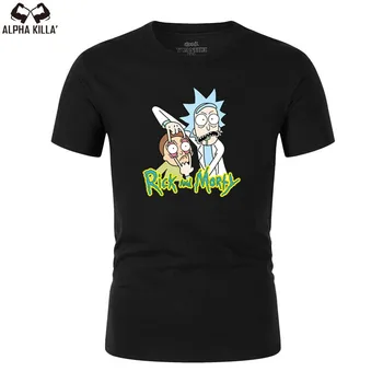 Pentru Bărbați Și Femei Bumbac T-shirt cu Maneci Scurte Hip-hop Amuzant Model de Imprimare tricou Casual de Funcționare Sport