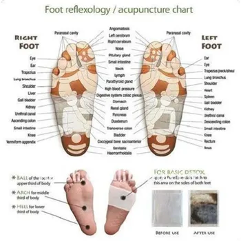 Bine Sănătos 50 Buc Anti-Inflamație Umflarea Ghimbir Foot Patch Organice Pe Bază De Plante De Detoxifiere Tampoane