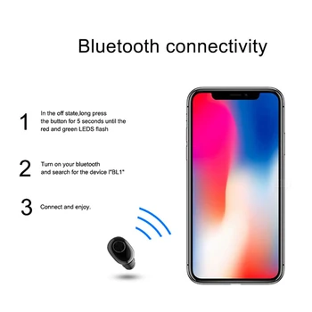 BL1 Portabile fără Fir Bluetooth 4.2 Ureche Bud Reîncărcabilă Căști In-Ear