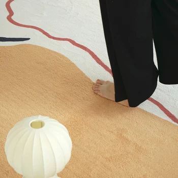 Stil Modern model abstract țesătură de lână arta geometrică zona covor , INS populare decor masă de cafea podea mat