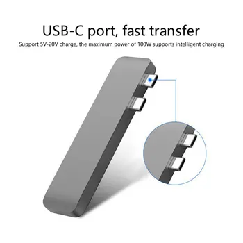 USB 3.1 Tip-C Hub Pentru Adaptor HDMI 4K Thunderbolt 3 C Hub USB cu Hub 3.0 TF SD Cititor Slot PD pentru MacBook Pro/Air