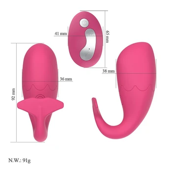 VETIRY Silicon Monstru Forma de Vagin Vibrator G-spot Masaj 10 Frecvența Jucarii Sexuale pentru Femei de la Distanță fără Fir Vibrator de Control