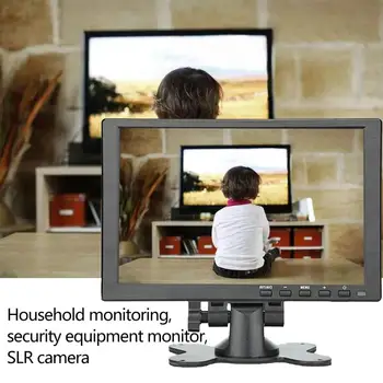 10 inch Portabil Monitor compatibil HDMI 1920x1080 IPS Computer Monitor LED cu Piele de Caz pentru PS4 Pro/Xbox/Telefon