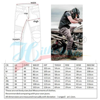2020 Moto pantaloni de agrement Aramid motocicleta blugi de echitatie pantaloni off-road, motocross pantaloni de călărie pot crește protecția 130774