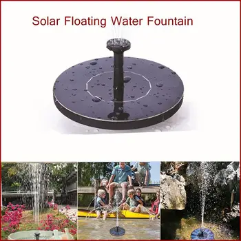 Mini-Solar Power Apă de Fântână, Grădină, Piscină, Iaz 30-45cm în aer liber Panou Solar Baie de Pasăre Plutind Apa de Fantana Pompa de Gradina Decor