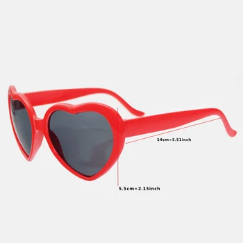 Dragoste Inima ochelari de Soare pentru Femei Brand Designer de Moda Noua Drăguț Sexy Retro Ochi de Pisică Vintage Ieftine Ochelari de Soare Cadou de Ziua Îndrăgostiților