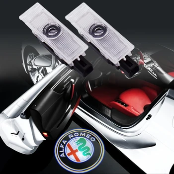 2 buc Portiera Lumină de control Pentru Alfa Romeo Giulietta, Mito Stelvio Giulia 159 Spider Brera Umbra Proiector Lămpi Lumini de bun venit