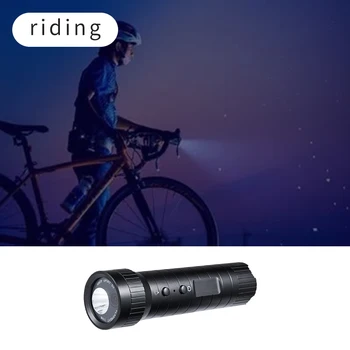 Full HD 1080P aparat de fotografiat Impermeabil sporturi în aer liber Cam viziune de noapte orbire lanterna motociclete biciclete recorder de iluminat camera