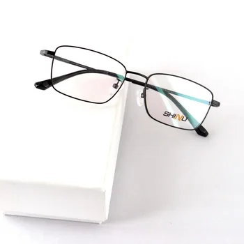 SHINU titan bărbați ochelari baza de prescriptie medicala ochelari miopie mărire lumina albastră de blocare ochelari 1.67 1.74 lentila grad ridicat 13215
