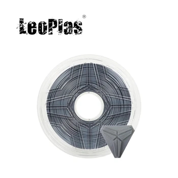 LeoPlas 1kg 1,75 mm Gri Gri PLA cu Incandescență Pentru FDM Imprimantă 3D Pen Consumabile Consumabile de Imprimare Material Plastic