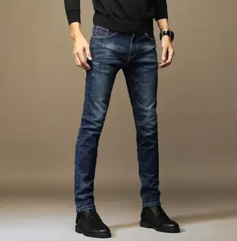 Elegant Populare Barbati Casual Slim Stretch Blugi Denim Clasic Pantaloni 2020 Stil De Moda Transport Gratuit 13272