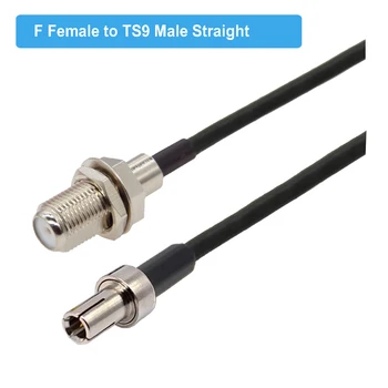 2 buc/F mult de sex Masculin pentru a TS9 de sex Masculin Unghi Drept Plug RG174 Coadă Modem 3G Extensie Cablu Coaxial RF Jumper Cablu 15CM 30CM