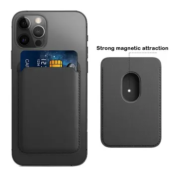 Oficial 2 IN 1 pentru iPhone 12 11 Pro XS Max X XR 8 Plus Telefonul Caz de Încărcare fără Fir Magnetic Cu Piele Cartelei de Lux