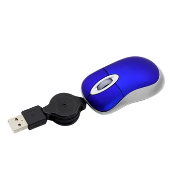 2.4 GHz Mini Copii drăguț Jocuri cu Fir Mause Retractabil Linia 2 Butoane Mouse USB Portabil ergonomic soareci Pentru PC, Laptop, Desktop