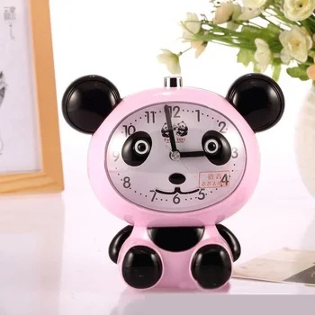 Alarmă muzică pentru Copii Desene animate Panda Minunat Dormitor Alarmă Silențioasă Ceasuri Cadouri Pentru Student Decor Acasă Ceas cadou cadou
