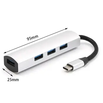 C USB HUB Tip C USB Splitter Thunderbolt 3 USB-C Dock Adaptor OTG pentru Macbook Pro 13 15 de Aer Mi Pro HUAWEI Matebook Xiaomi Note