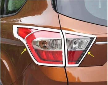 ABS Cromat Spate, lampa spate Lampa Stop Capac Cadru Ornamente Pentru Ford Kuga Scape 2017 2018 2019 Auto-Styling Accesorii 4buc/set