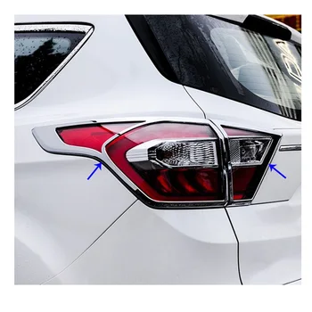ABS Cromat Spate, lampa spate Lampa Stop Capac Cadru Ornamente Pentru Ford Kuga Scape 2017 2018 2019 Auto-Styling Accesorii 4buc/set