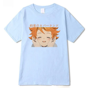2021 Noua Moda Anime Promis Neverland Kawaii Imprimare T-shirt pentru Femeie/barbat 1341