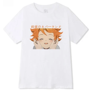 2021 Noua Moda Anime Promis Neverland Kawaii Imprimare T-shirt pentru Femeie/barbat