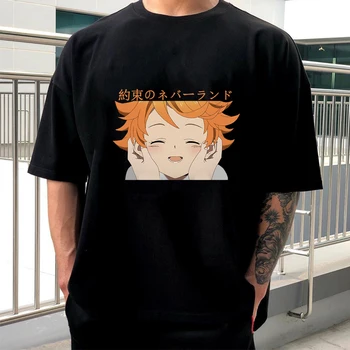 2021 Noua Moda Anime Promis Neverland Kawaii Imprimare T-shirt pentru Femeie/barbat