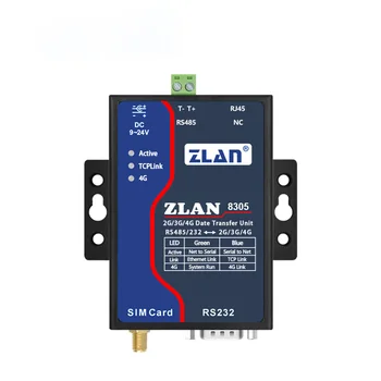 Serial RS232/485 pentru 2G/3G/4G TD-LTE/FDD-LTE/WCDMA/TD-SCDMA/GSM Converter Modbus TCP la RTU ZLAN8305 Ethernet la Router