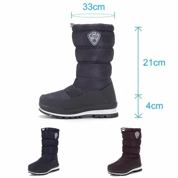 MMnun Cizme Copii 2018 Noi Copii Pantofi de Iarna Cald Cizme Pentru Fete Anti-alunecare Cizme de Zapada Copii Marimea 31-36 Ml9793