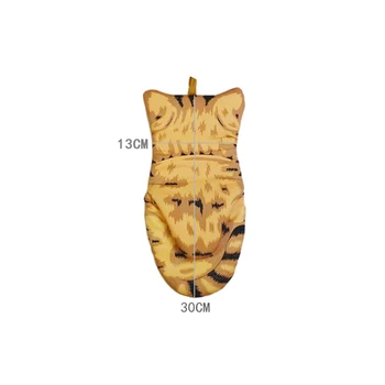 Desene animate 3D Labe de Pisica Mănuși de Cuptor Timp de Bumbac de Copt Izolare cuptor cu Microunde Rezistente la Căldură Non-alunecare de Mănuși de Animale 1 BUC Manusi pentru Bucatarie