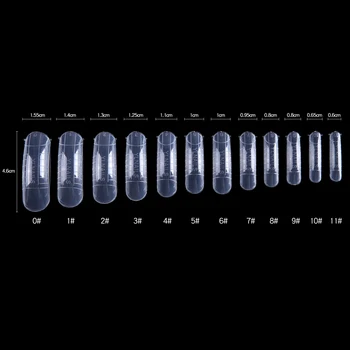 100buc/Cutie Rapid Construirea de Unghii False Mucegai Sfaturi Extensia degetelor Mucegai UV Builder Gel Manichiura DIY Cristal Extensia Unghiilor Instrument
