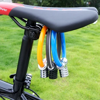 Portabil Bicicleta Inel de Blocare Combinație de Blocare Biciclete Biciclete de Blocare de Securitate Echipament de Biciclete MTB Blocare Anti-furt Blocare de Siguranță