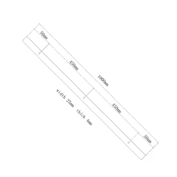 3.3 FT Mini Alunecare Ușă de Hambar Hardware Kit Perfect pentru Dulapuri, Standuri TV Dulapuri din Oțel de O Bucată de Șină