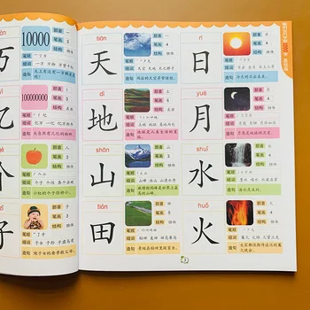 Chineză noțiuni de Bază de Caractere Han zi competențelor de Lectură Cărți pentru Copii copii Adulti Incepatori Preșcolar Manual de Educație Timpurie