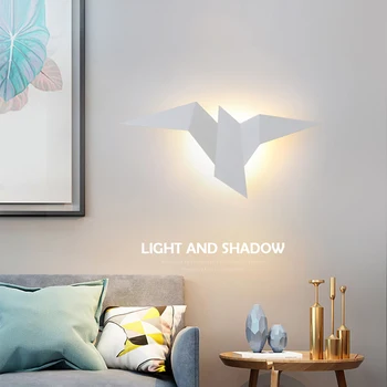 Nordic LED Lămpi de Perete de Decorare Dormitor Lumini de Perete de Interior Iluminat Modern Pentru Casa Scari, Dormitor Noptieră Lumina