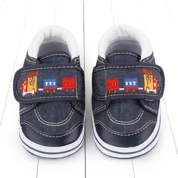 2020 Nou Baieti Pantofi de Copil Velcro Fund Moale anti-alunecare, rezistent la Uzura Low-cut Baieti Copii Fete Pantofi Brodate Pantofi pentru Copii