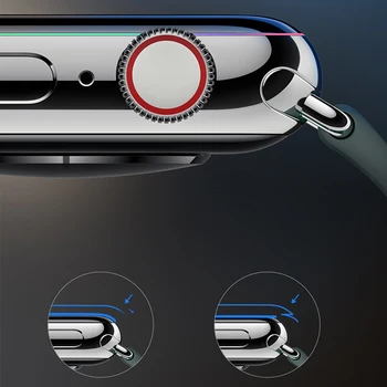 Full folie de protectie ecran pentru Apple watch 5/4/3/2 9H 3D Temperat sticlă de protecție pentru iwatch 42mm 44mm 38mm 40mm