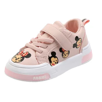 2020 Toamna anului Nou Minnie Mickey Copii Pantofi Casual Drăguț Prințesă de Moda Fată Copil Talpă Moale Respirabil Adidasi Copii