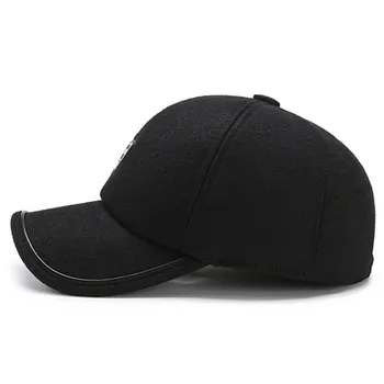 XdanqinX Noi de Iarnă Bărbați de vârstă Mijlocie e Cald Pălărie de Baseball Capace Gros Termică Căști Pălării Pentru Bărbați Moda Sport Sapca Snapback Cap