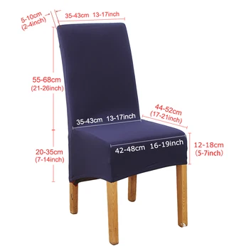 XL culoare solidă acoperă scaun spandex elastic elastic coperta de carte acoperă scaun bucatarie restaurant bucatarie banchet de nuntă hotel