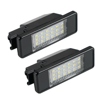 LED-uri Auto Numărul de Înmatriculare Lumina 12V Pentru Peugeot 106 FL 1007 207 307 308 3008 406 407 508 Expert II FL RCZ a Dus Placa de Becuri