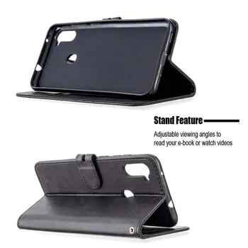 Pentru Samsung Galaxy A01 Caz Piele Flip case Pentru Samsung A01 O 0 1 A015F SM-A015M Capacul de Lux Magnetic Portofel Caz de Telefon Etui